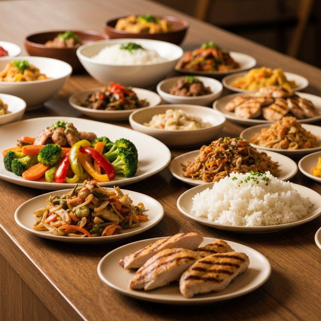 Lunch Buffet Portions